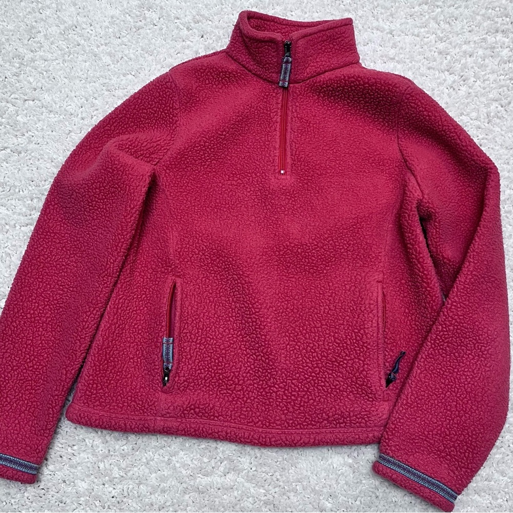 L.L. Bean Pink Fleece Pullover
